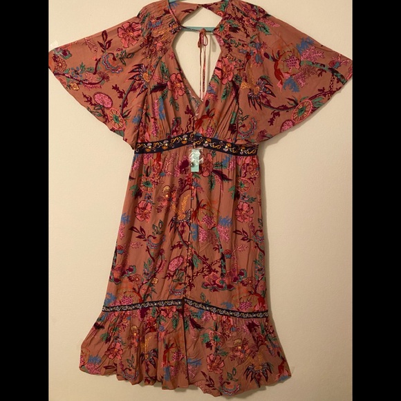 ✨NWT ANTHROPOLOGIE BEAUTIFUL FLORAL MAXI DRESS SIZE M I’ll take a decent offer✨ - Picture 9 of 13